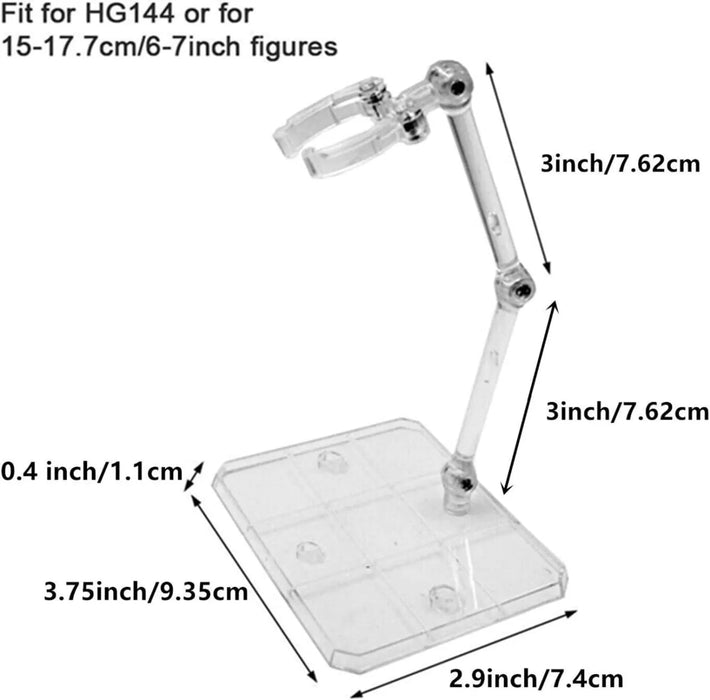 Verstellbarer Ausstellungsständer für 6–7 Zoll große Actionfiguren – perfekt für Anime-, Gundam- und Game-Figuren, 1 Set