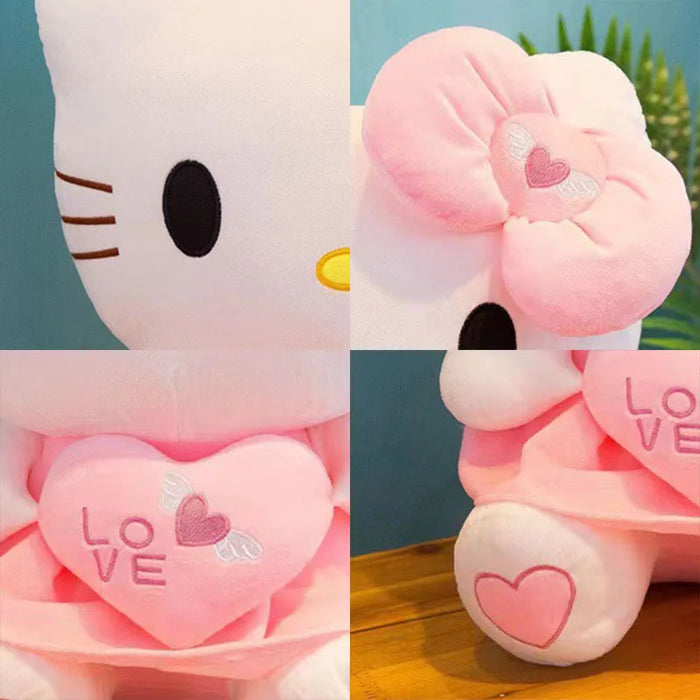 Linda muñeca de peluche de Hello Kitty: juguete y almohada suave y enorme de 24 a 55 cm, regalo de cumpleaños ideal para niños y niñas