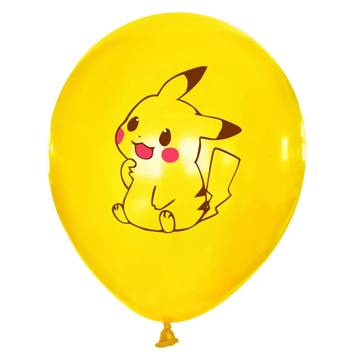 Ensemble de ballons en latex Pokémon Pikachu avec Pikachu, Carapuce et Salamèche – Décorations de fête d'anniversaire et de fête pour enfants