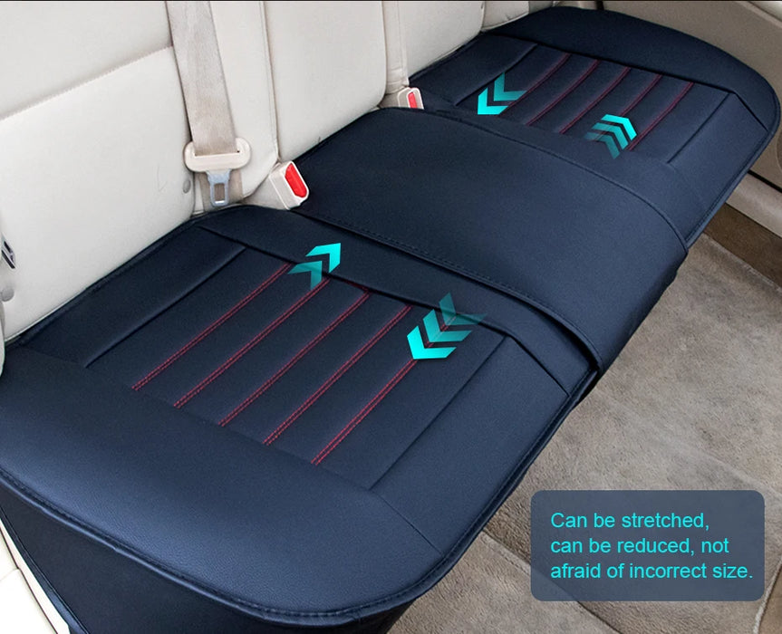 Funda para asiento de automóvil de alta calidad: cuero PU impermeable integral con ajuste universal para asientos de automóvil y accesorios para automóvil