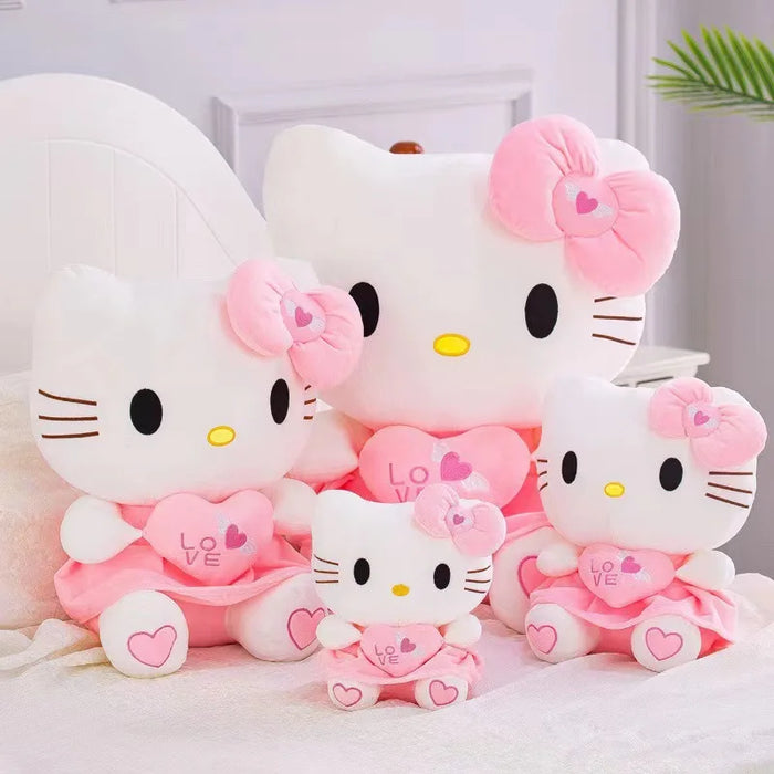 Linda muñeca de peluche de Hello Kitty: juguete y almohada suave y enorme de 24 a 55 cm, regalo de cumpleaños ideal para niños y niñas