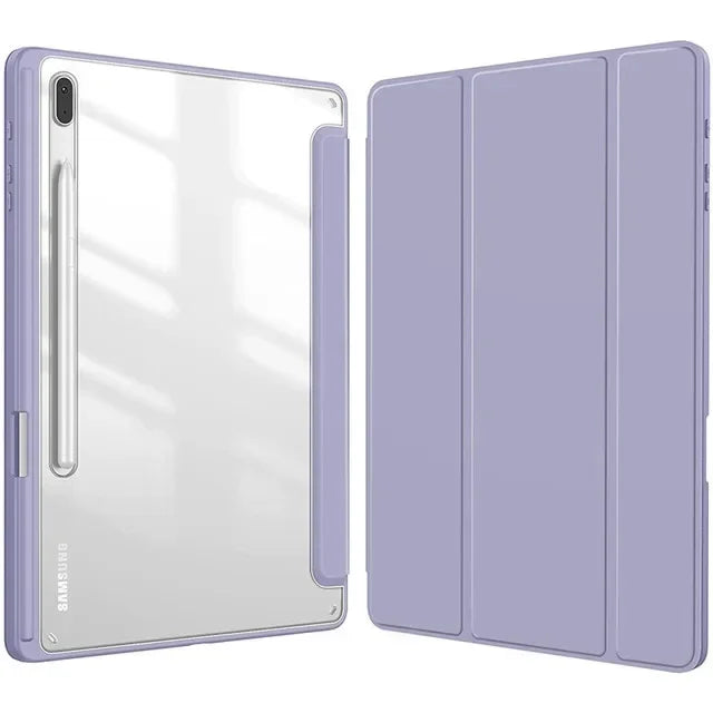 Funda protectora con portalápices para Samsung Galaxy Tab S9 FE 11 Plus y 12,4 pulgadas 2023 - Funda para Tab A9 S9 S8 S7 11" Plus 12,4" Funda