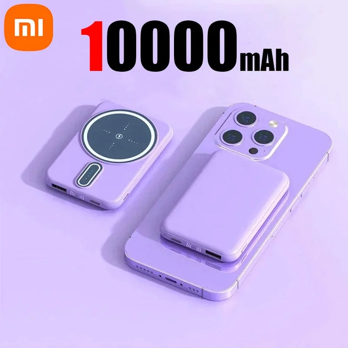 Cargador rápido inalámbrico magnético del banco de energía Xiaomi 50000mAh para iPhone, Huawei y Samsung