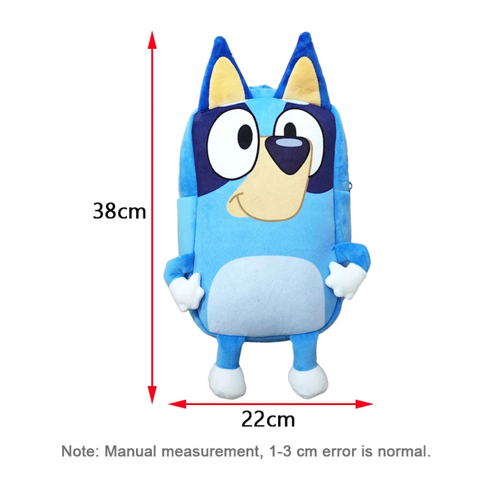 Bluey famille Cosplay préscolaire dessin animé sac d'école bleu chien sac à dos Kawaii Bluey Orange chien enfants sac à dos jouer