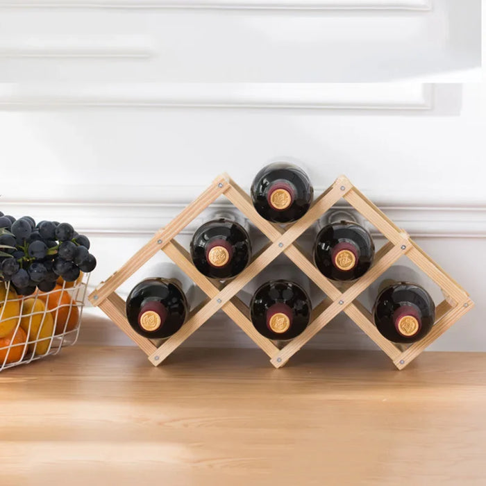 Casier à vin en bois pour bouchons de vin - Cuisine, Bar, Rangement et Présentoir de Bouteilles de Vin