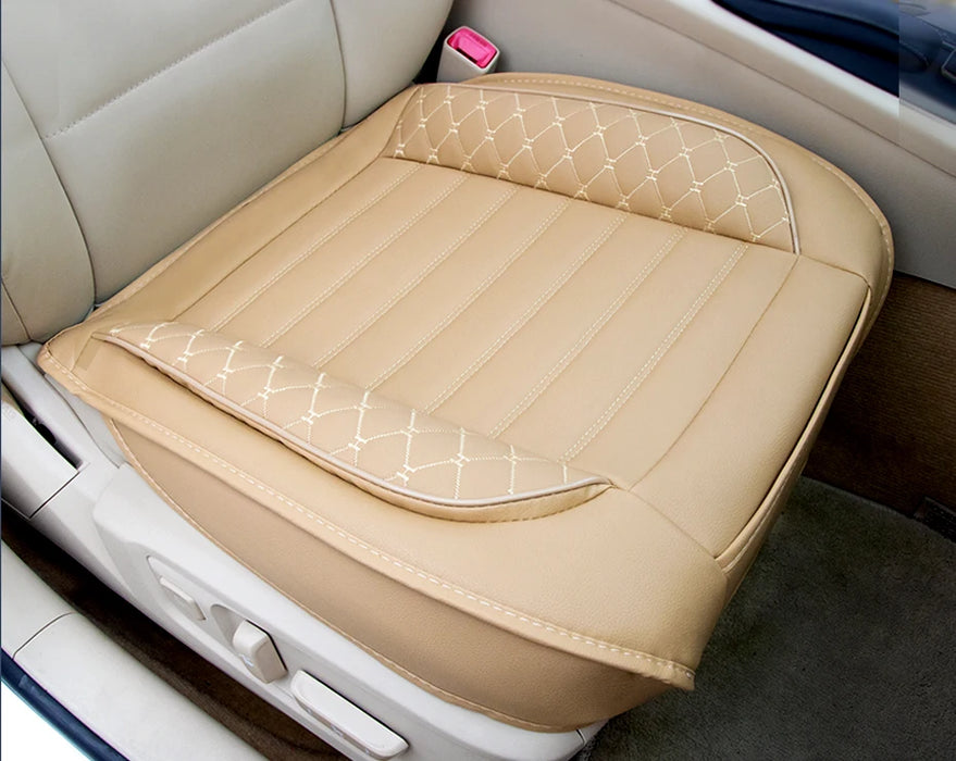 Funda para asiento de automóvil de alta calidad: cuero PU impermeable integral con ajuste universal para asientos de automóvil y accesorios para automóvil