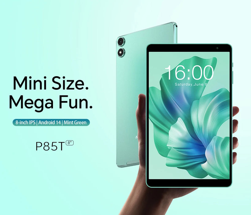 Teclast P85T 2024 Surfplatta (Allwinner A523 1,8GHz 8-Core/10GB (4GB+6GB)RAM/64GB ROM/8 Tum 1200*800iPS/WiFi 5/BT 5.0/5000mAh